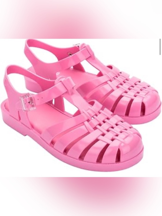 Melissa Shoes - Y2K Pink Jelly Sandal-Melissa Brand Possession Fisherman Shoes